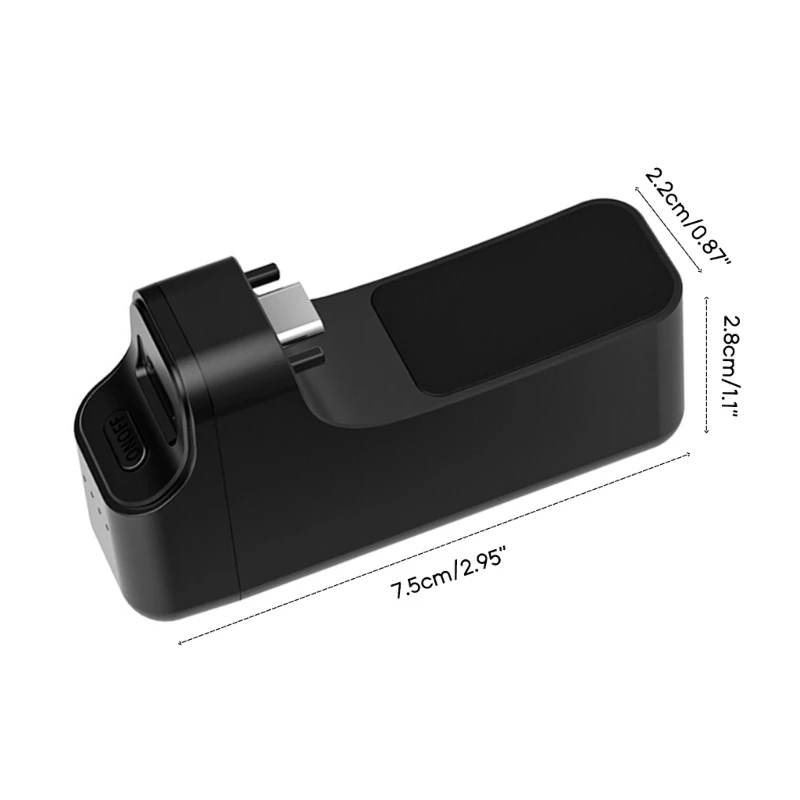 3400mAh Wireless Handle Lithium Battery Back Clip Game Controller Power  with LED  Light for P5/P5Elite