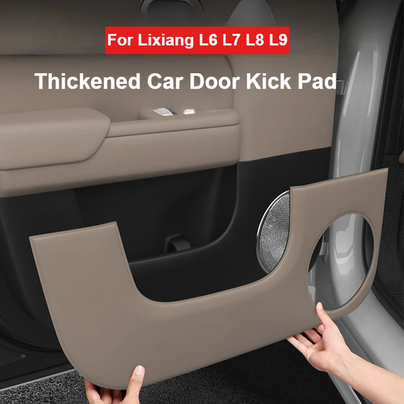 

For Li Lixiang L6 L7 L8 L9 2025 Thickened Car Door Anti Kick Pad Door Panel Leather Protective Pad Accessories for L6 L7 L8 L9