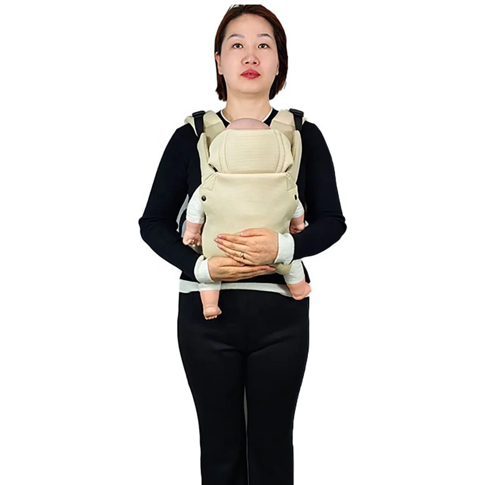 Sac à Dos Ergonomique Réglable Multifonctionnel pour Bébé, en Polyester et Coton, Siège de Hanche, Nouvelle Collection 2024