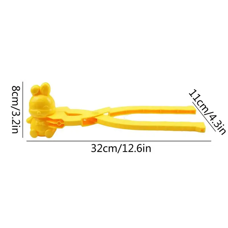 Pince à Boule de Neige Confortable en Forme de Lapin pour Enfant, Moule, Jouet