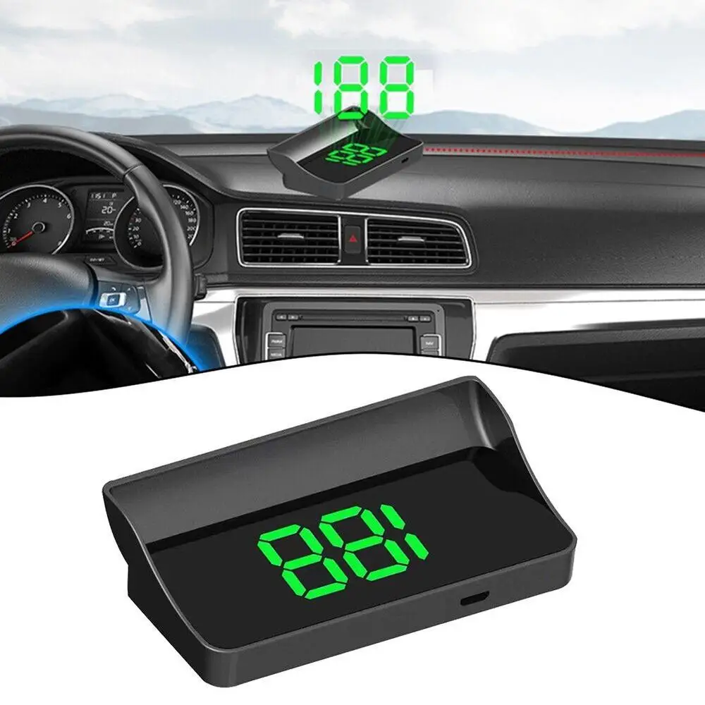 USB Car-mounted HUD Display High Definitions Larger Fonts Autos HUD Display Car Supplies
