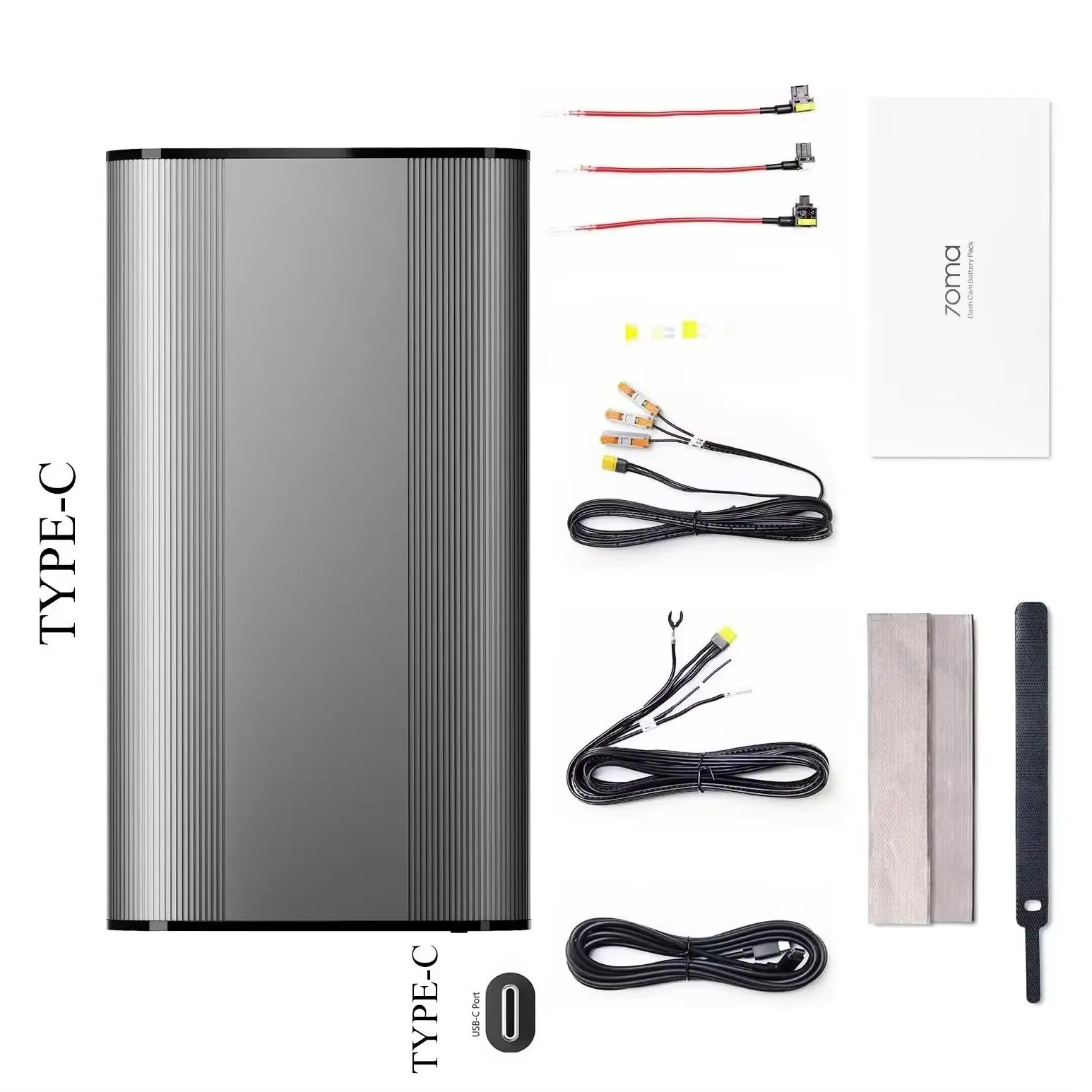 for 70mai Dash Cam Battery 96Wh LiFePO4 Backup Power, Up to 30-Hour Parking Mode, for 70mai T800 ,A810 Lite , A810S . X800  x200 view 4