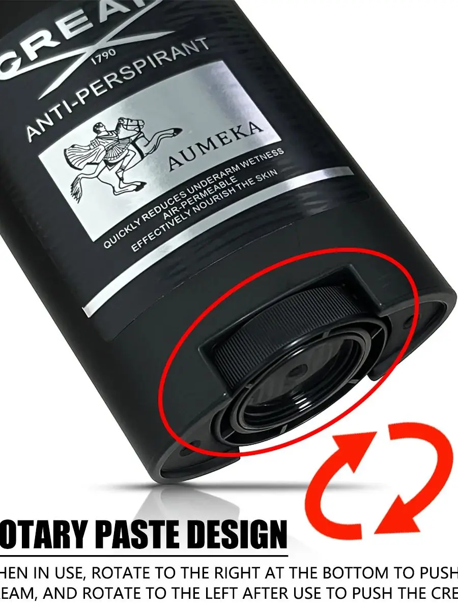 Męski antyperspirant do czyszczenia pach, dezodorant w sztyfcie, damski przenośny perfumy w sztyfcie, maść. — zdjęcie 2