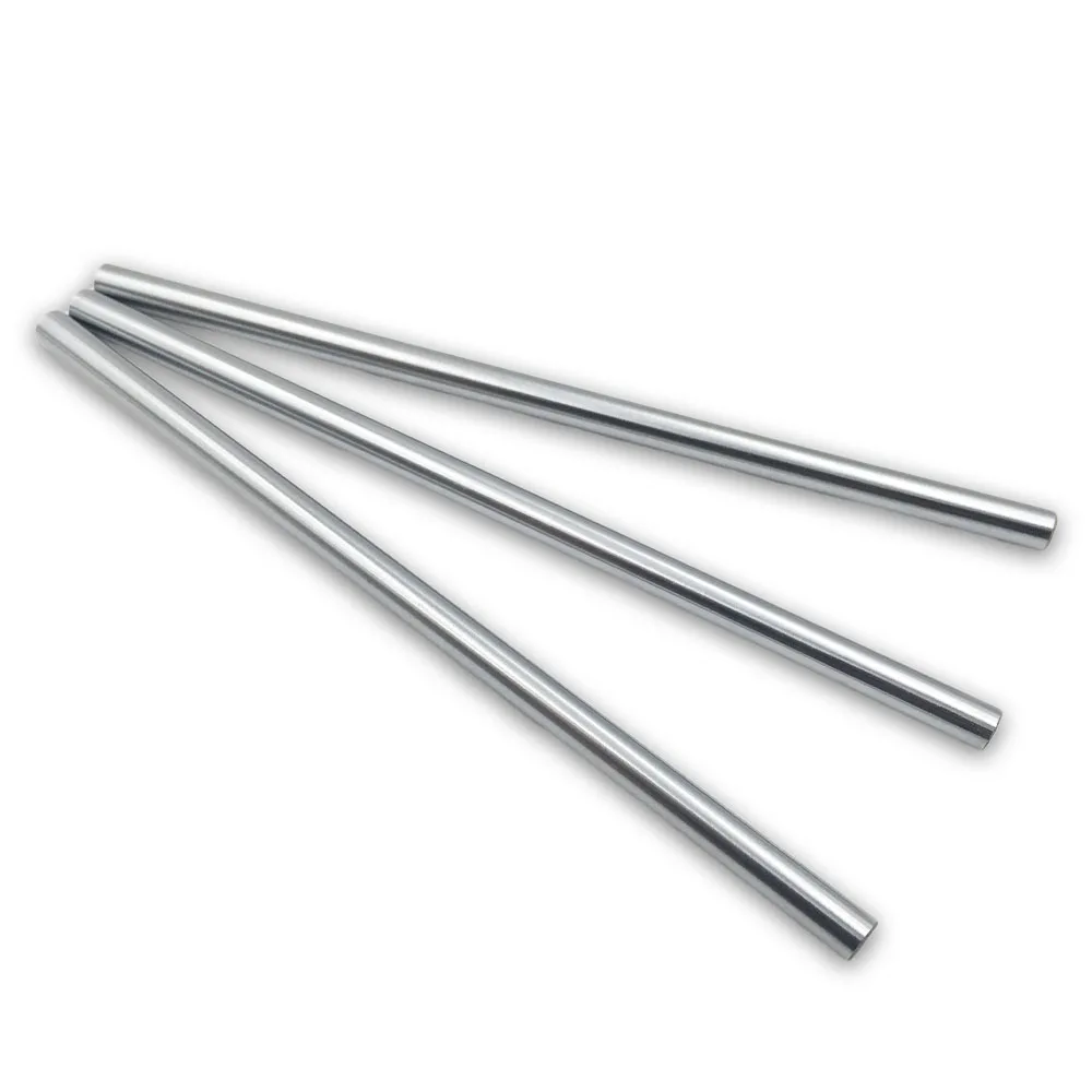 1pcs D=6mm 8mm 10mm L=100mm 200mm 150mm  linear shaft Rail Cylinder Chrome Plated Smooth Linear Rods axis 3d printer part