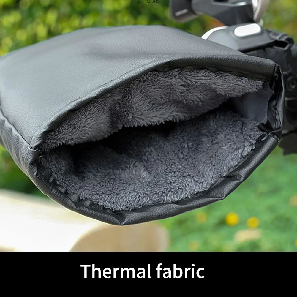 

Motorcycle Handlebar Muffs Protective Bicycle Handle Cover Scooter Thick Warm Grip HandleBar Muff Rainproof Winter Warmer Gloves