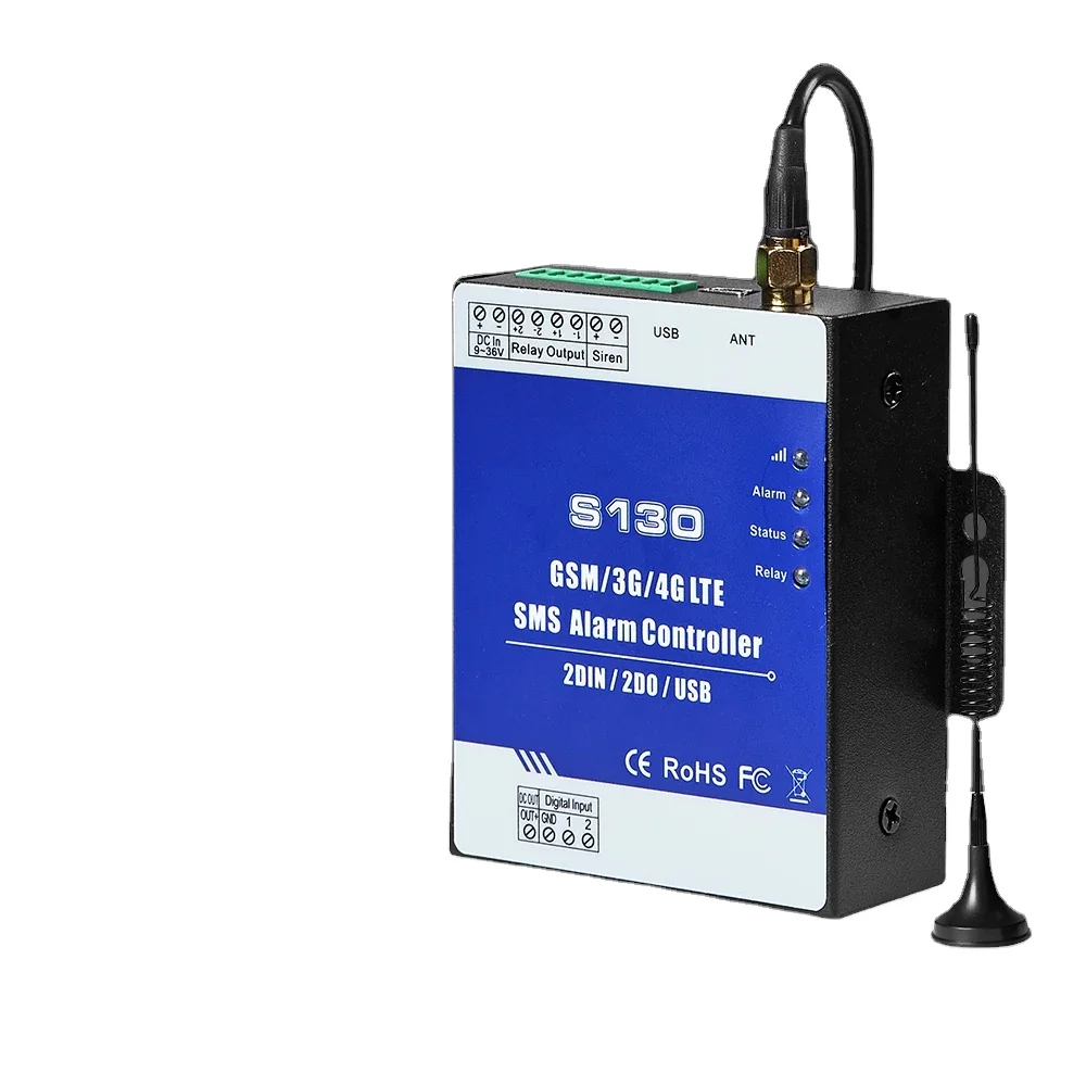 Alarm System 4G GSM Gate Opener Dialer Controller for Pumping Stations Tanks Oil or Water Levels 3000 Users