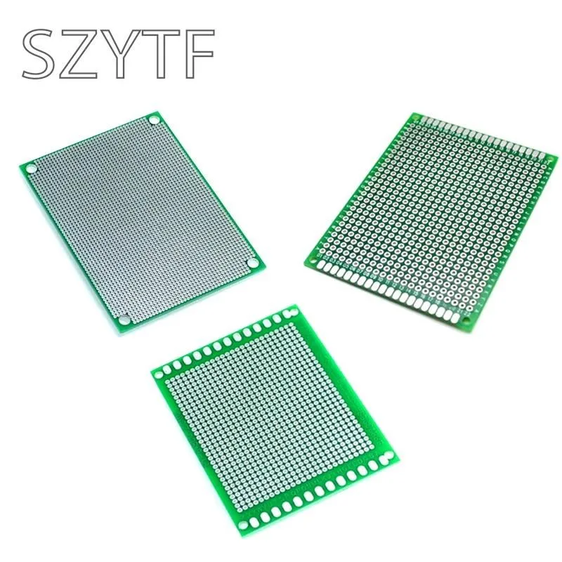 6 *8 CM  1.6mm thick, 2.54MM 2.0MM 1.27MM spacing sided HASL PCB board