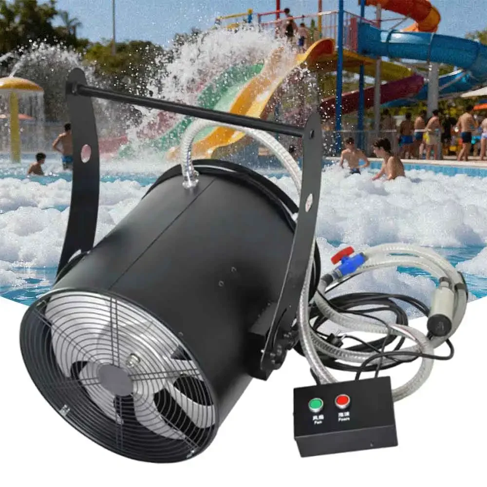2000W Handheld Foam Machine Portable Jet Spray Cannon Outdoor Pool Party Event Water Park Foam Maker Equipment Unit