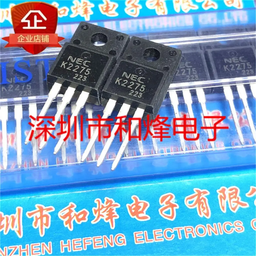 5PCS-10PCS 2SK2275 K2275  TO-220F 900V 3.5A N MOSFETNew And Original On Stock Quality Guarantee