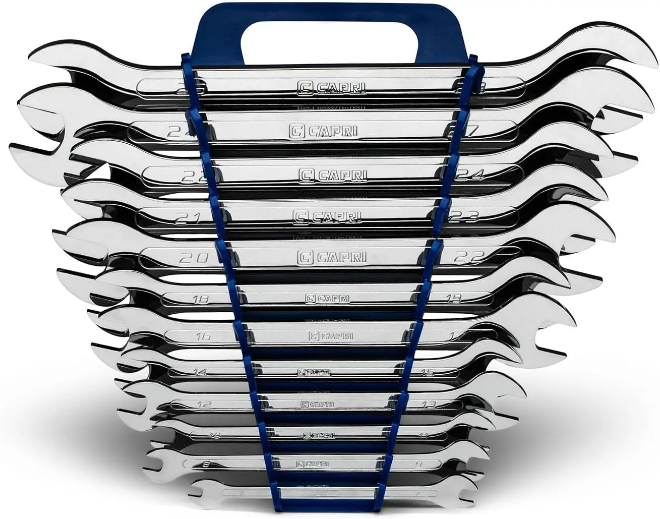 

Набор сверхтонких метрических открытых ключей со стойкой, 12 предметов, 6–28 мм для плотных помещений