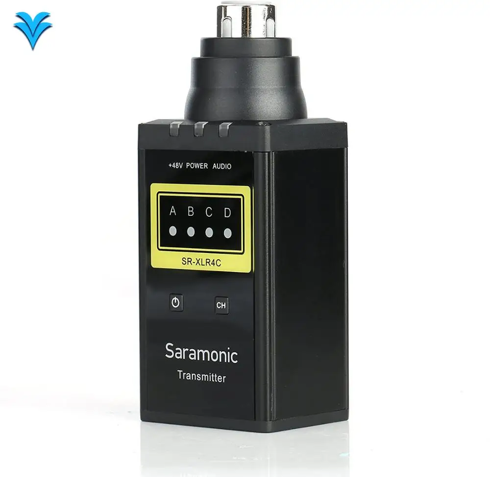 

Saramonic SR-XLR4C VHF Wireless XLR Plug-On Microphone Transmitter for SR-WM4C Professional Video Microphone
