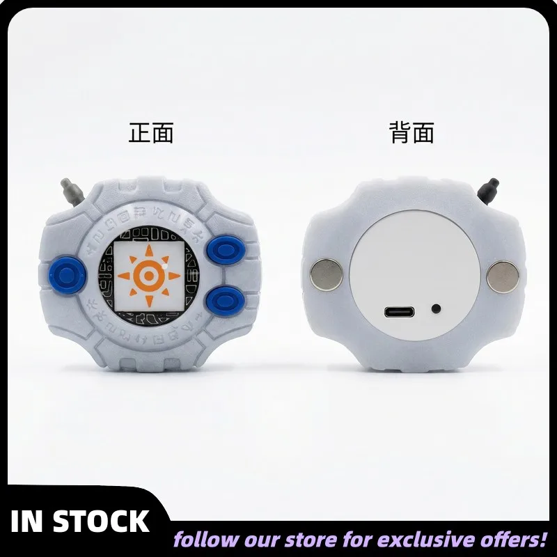 

In Stock Digimon Adventure Digital Monster Glowing Keychain Refrigerator Magnet Pendant Night Light Collectible Figure Toy Gift