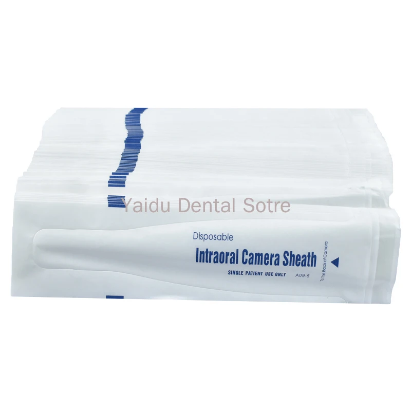 100pcs Dental Intraoral Camera Sheath Disposable Protective Cover Intraoral Camera Sleeves Oral Endoscope Sheath clinic