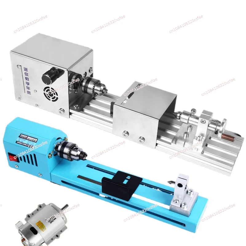 

Mini Wood Lathe Machine Woodworking Buddha Pearl Lathe Grinding Polishing Beads Wood Drill Rotary Tool Speed Adjustable