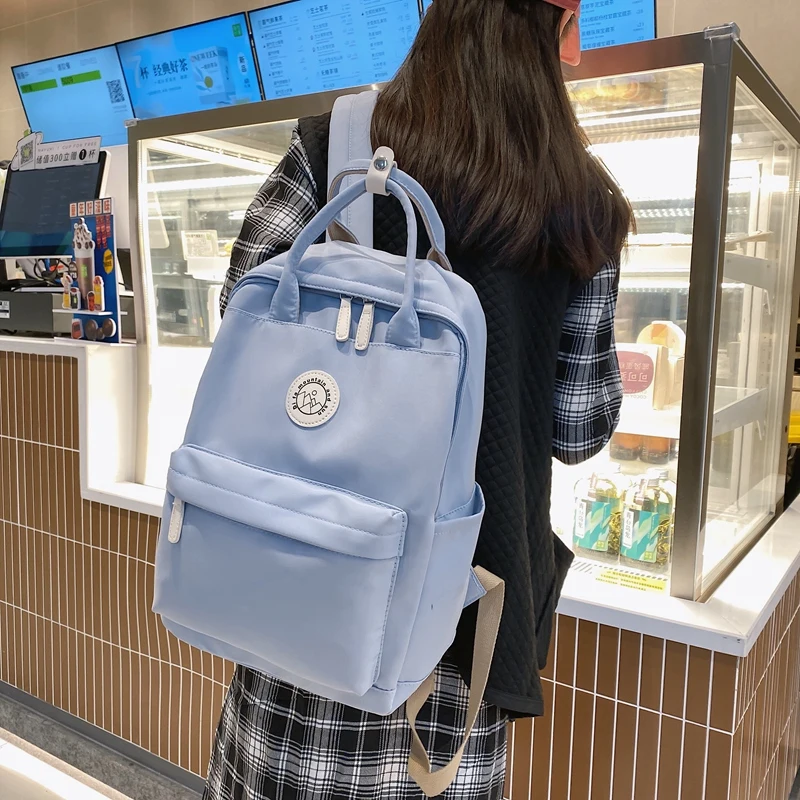 Zaino da donna in Nylon impermeabile carino borsa da viaggio adorabile da donna zaino da scuola di alta qualità per ragazze adolescenti borsa da