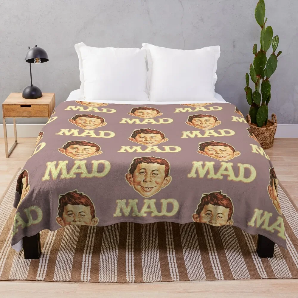 

Mad Magazine Mad Magazine [Vintage Distressed] Throw Blanket Blankets Sofas Of Decoration Heavy Blankets For Sofas Blankets