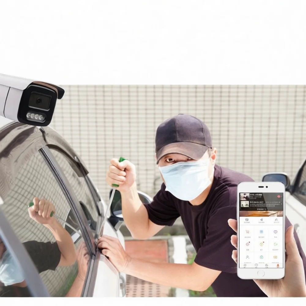 Advanced CCTV Surveillance System Face Detection Plate Capture Camera Kit High Definition Security Recorder For Shop