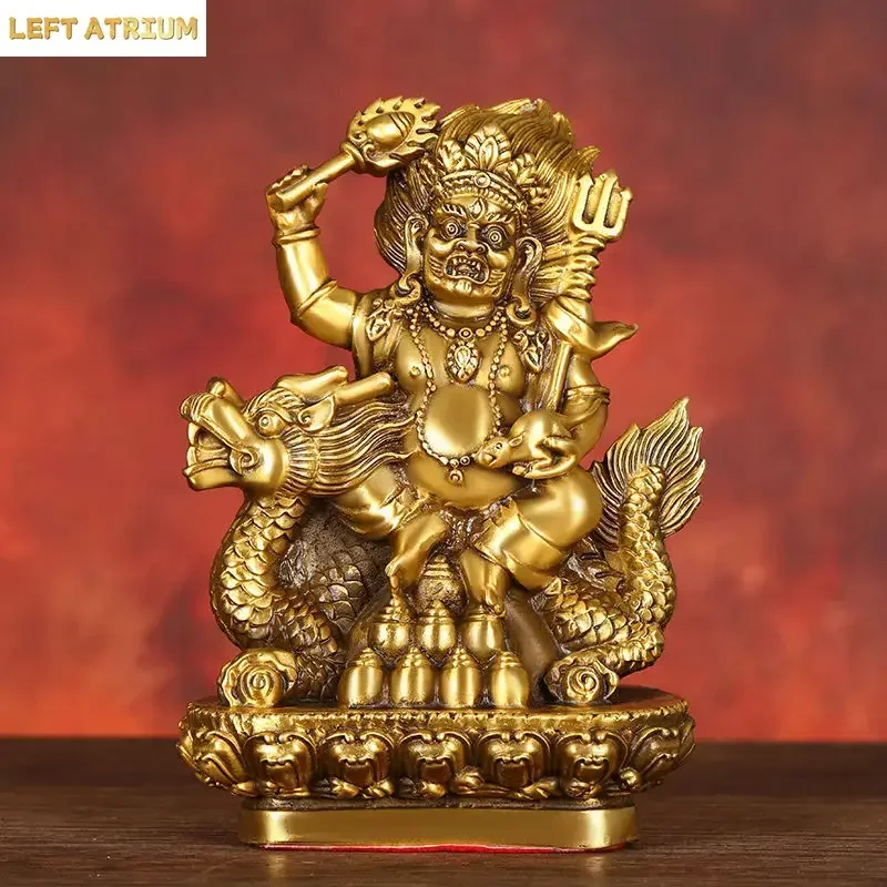 Copper God of Wealth Ornaments Buddha Statue Home Office Enshrined To Attract Wealth Bronze Statue