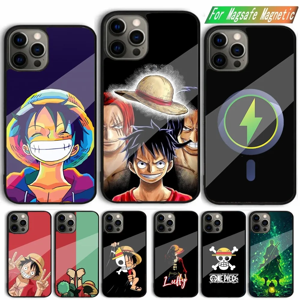 Anime O-One-Piece Phone Case For iPhone 15,14,13,12,11,Plus,Pro,Max Mini Magsafe Magnetic Wireless Charging