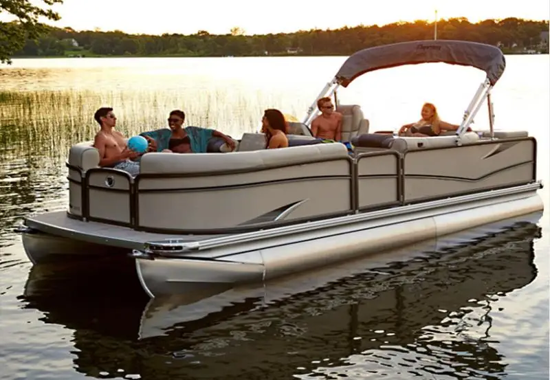 24 foot aluminum pontoon boat furniture for party yacht