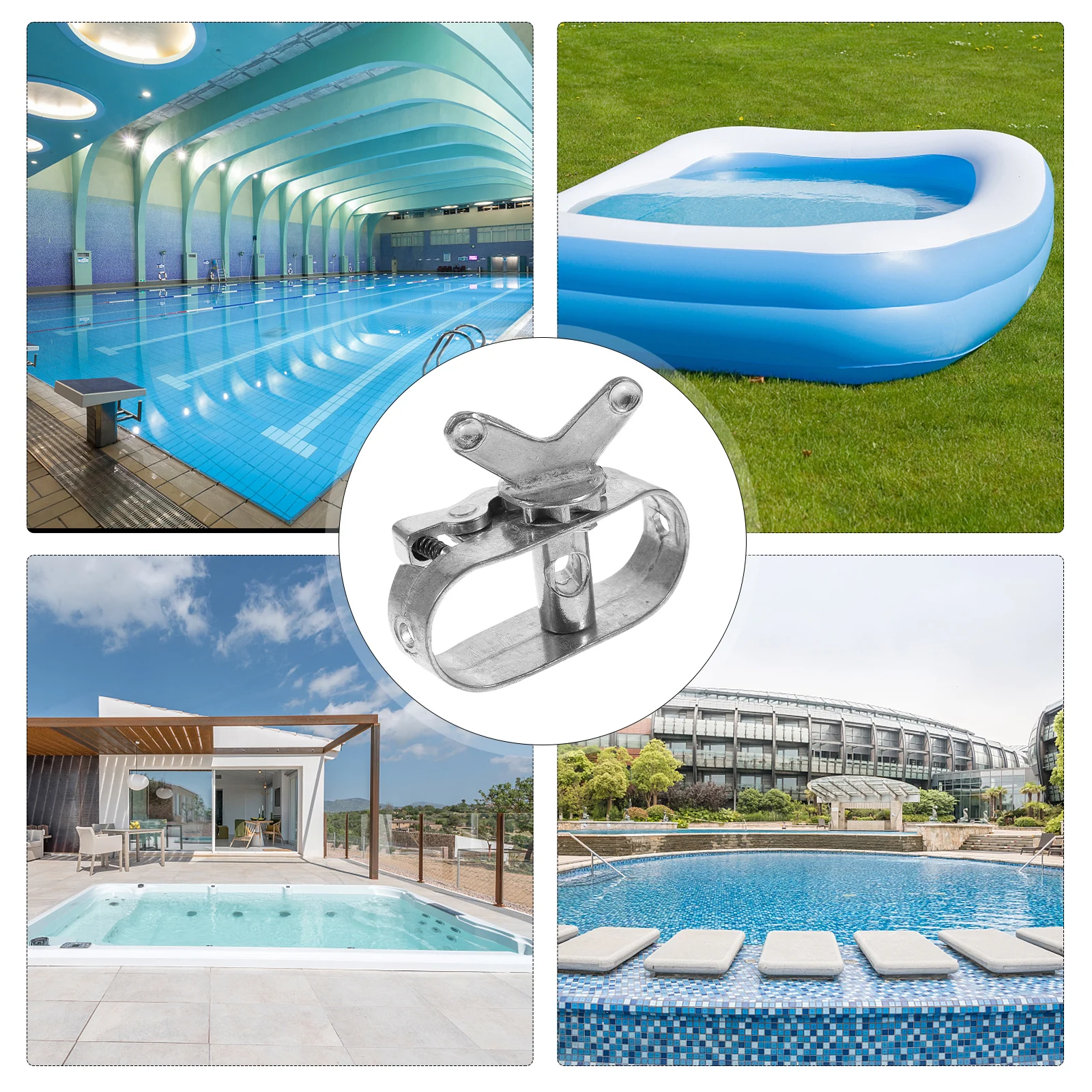 

Cover Above Ground Ratchet Cable Tightener Winter Spa Pools Ratchet Cable Aluminum Winch Pool Cover Winch Tightener