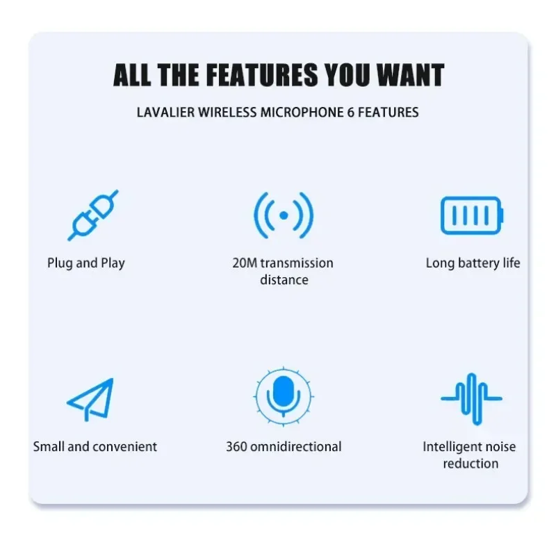 RAYHAYES R1 R2 2.4GHz Professional Lavalier Microphone Mini Portable Interview Mic Receiver for Recording Studio Camera Audio