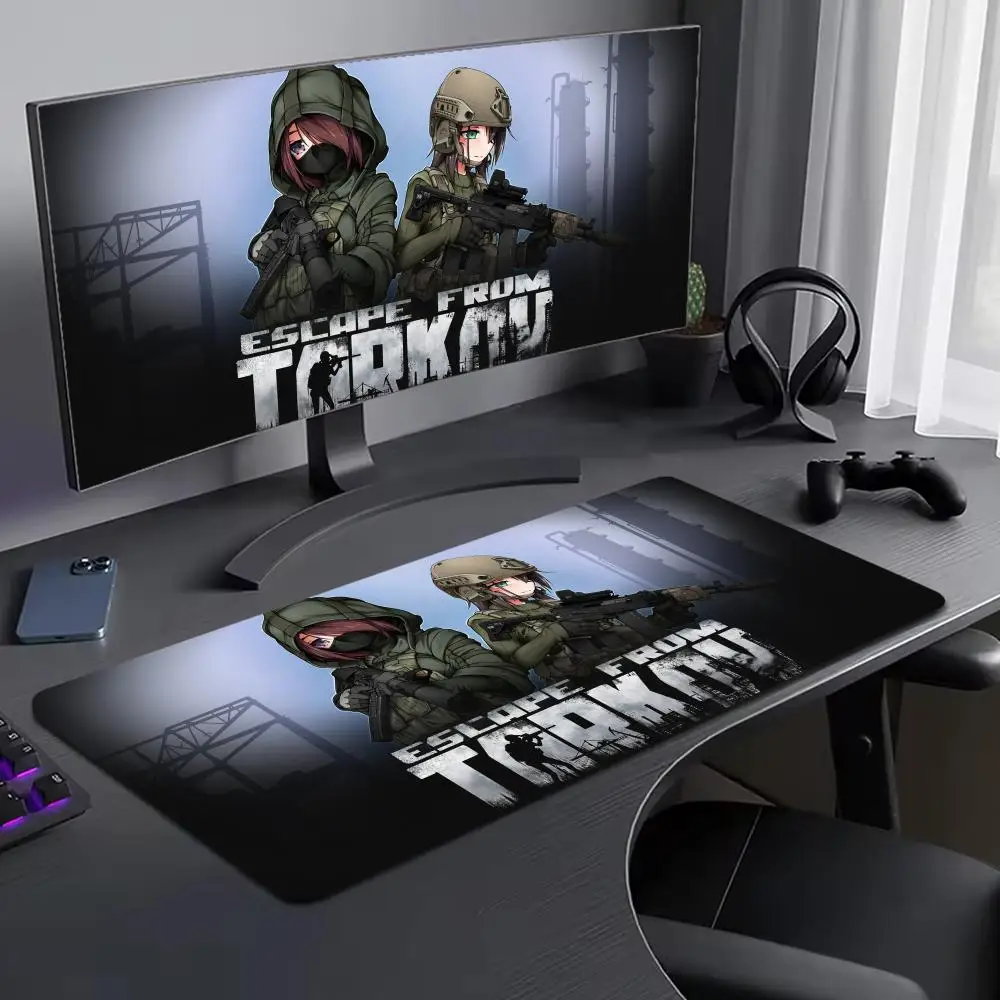 

Escape From Tarkov Mouse Pad Large Computer Mouse Pad Office Accessories XXL Pc Gamer Non-slip Deskmat Mousepad Keyboard Rubber