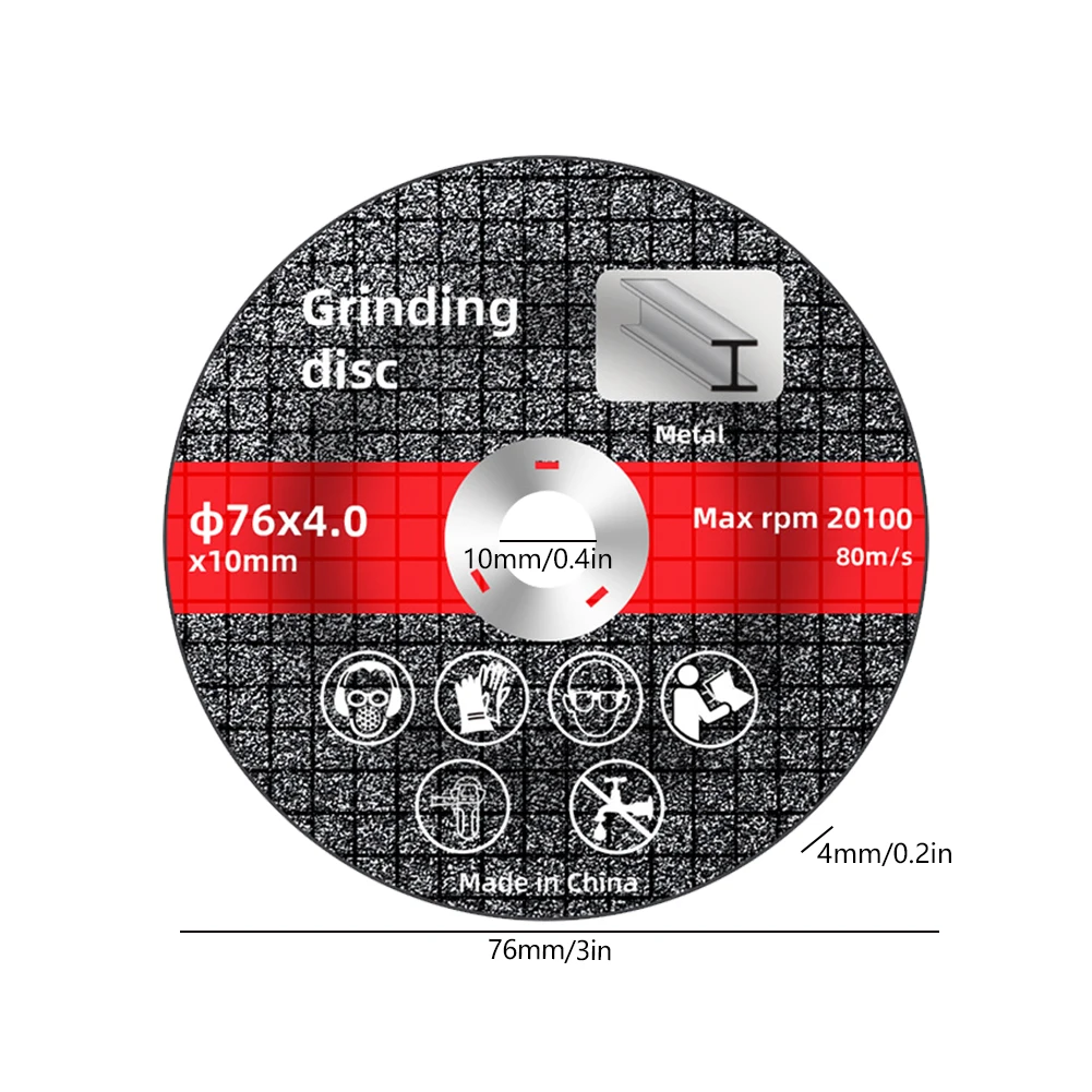Discos de corte de Metal de alta dureza, hoja de corte de 76mm, muela de corte portátil para amoladora angular eléctrica, 1/5 Uds.