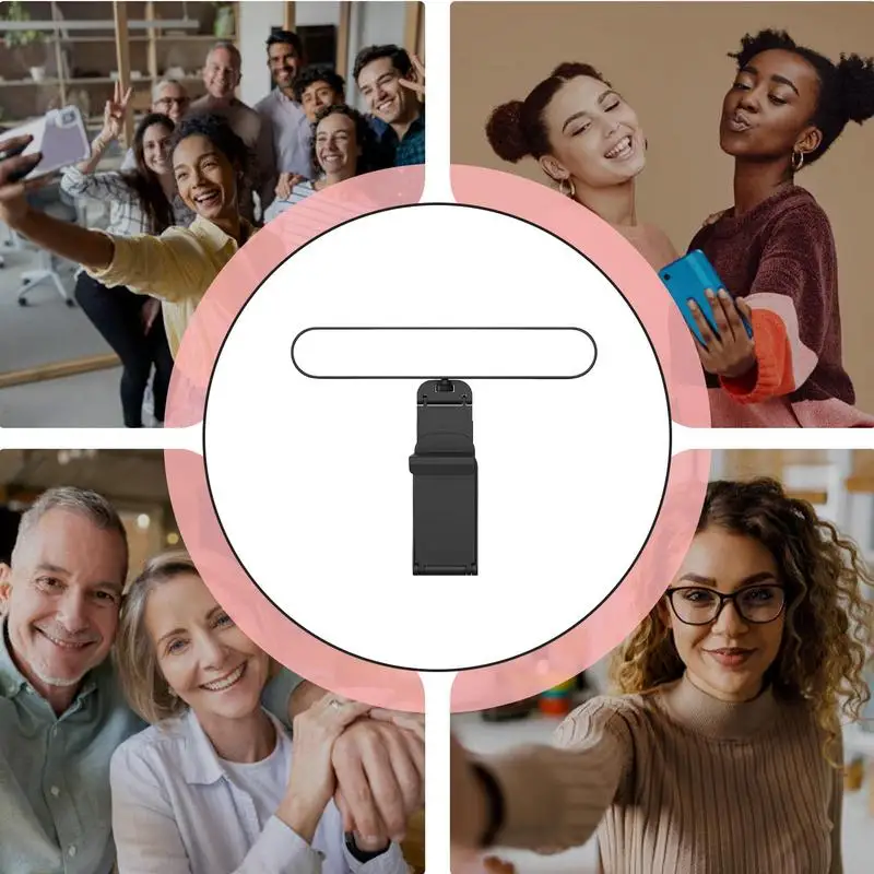 ضوء مؤتمرات الفيديو 40 مصباح LED لعقد مؤتمرات الفيديو وإضاءة مكالمات الفيديو وسطوع قابل للتعديل وبث مباشر ضوء الهاتف