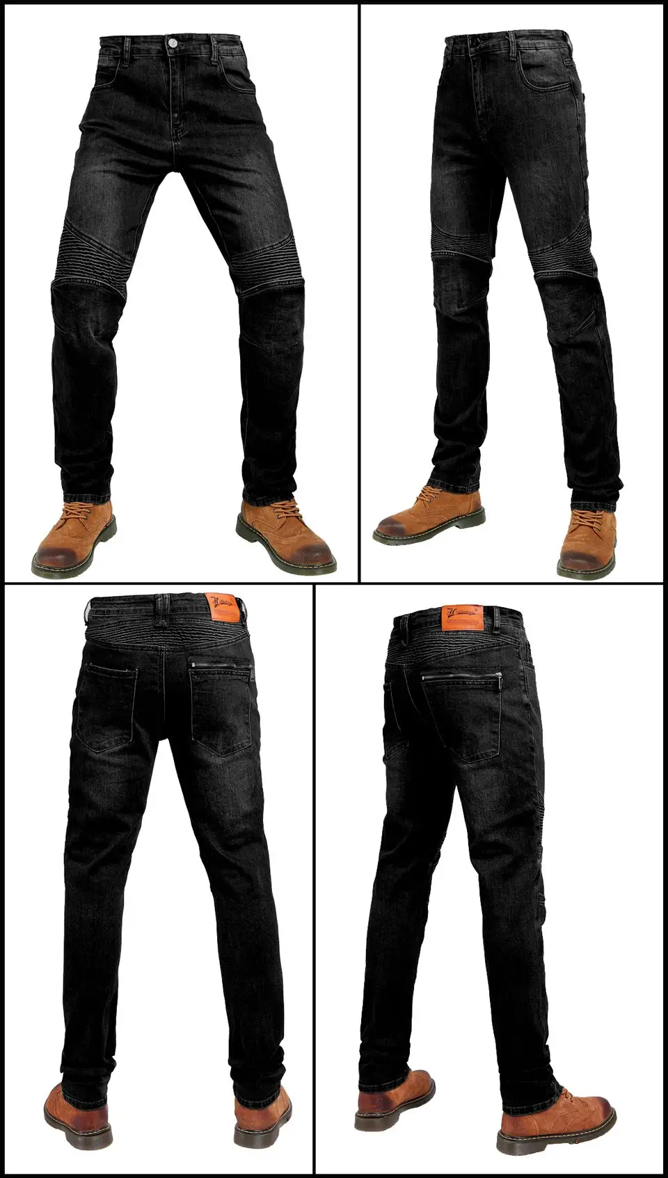 Motorcycle Riding jeans anti-fall summer pants trousers man protectio Added the Aramid fireproof wearable for knee area TZ-011