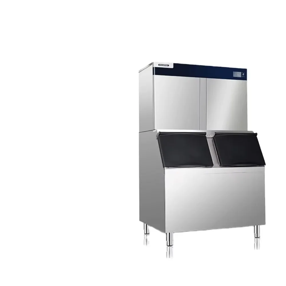 ommercial Ice Maker, Stainless Steel Countertop Nugget Ice Machine for Bars Restaurants Hotels