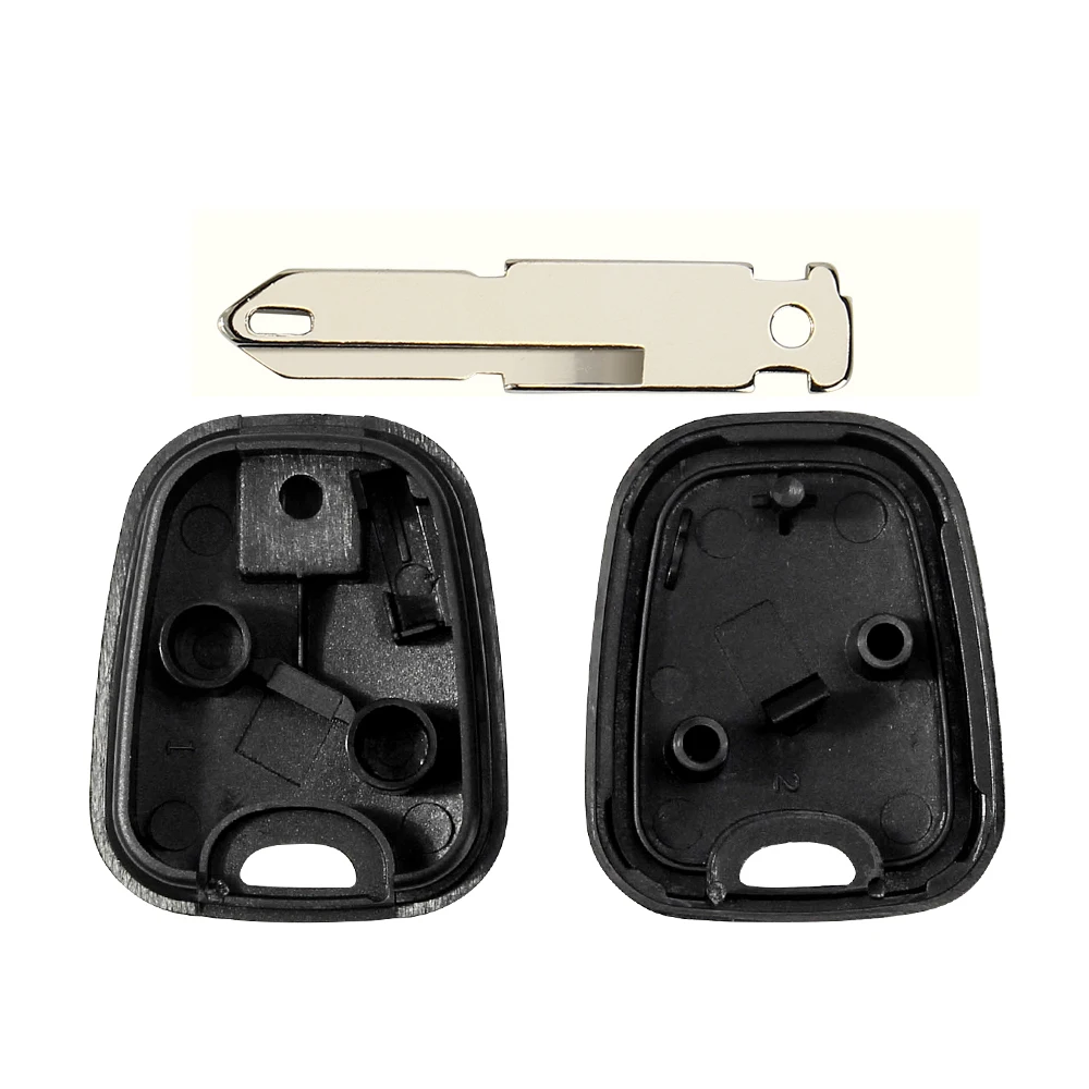 KEYYOU Uncut HU83 Blade Transponder Auto Car Key Cover Replacement Case For Citroen C1 C3 for Peugeot 307