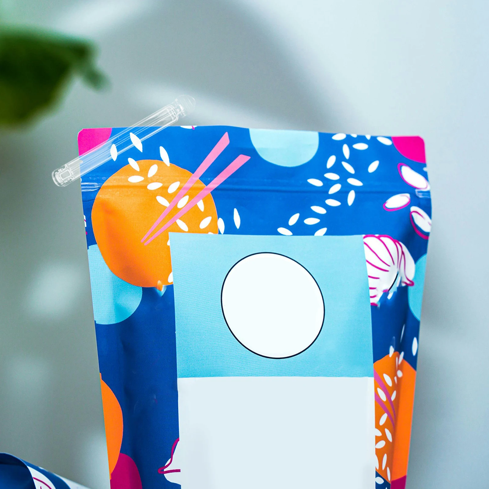 

5Pcs Food Bag Clips Leakproof Reusable Sealing Clamp for Kitchen Snack Chip Tea Coffee Bag Storage Freshness Sealer