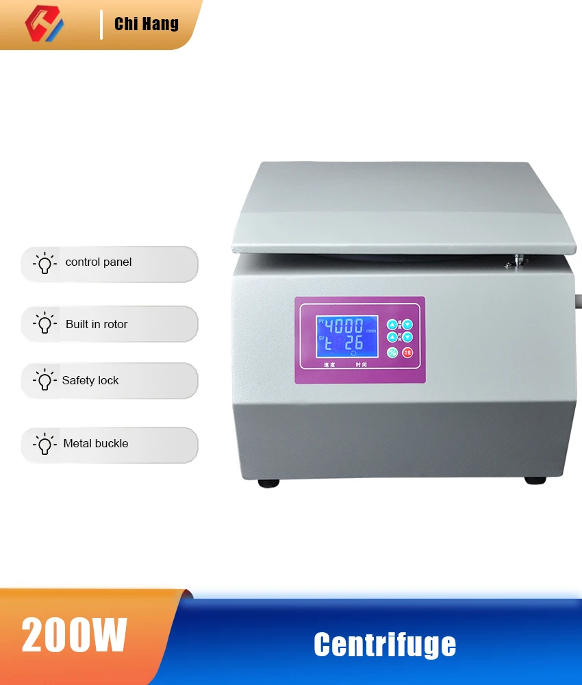 

HLD-4 Heavy-duty Laboratory Desktop Low-speed Centrifuge Electric Centrifuge Separation Small Centrifuge 4000rpm 4800xg 200W