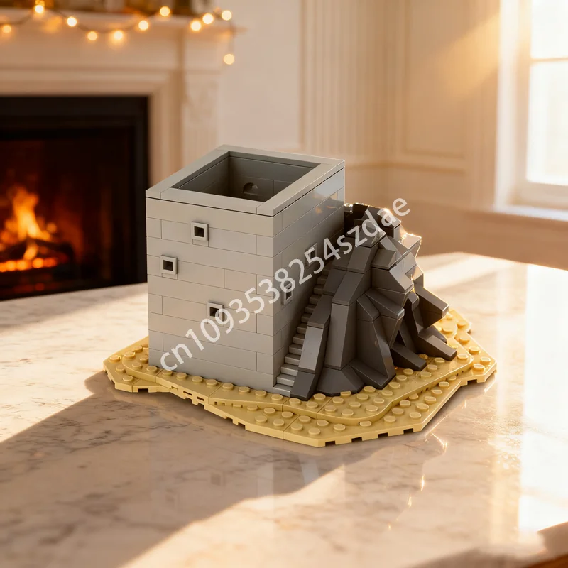 

294 шт., держатель для ручек MOC, модель замка, строительные блоки, строительная игрушка, сборка, идея «сделай сам», рождественские подарки, кирпич, детский день рождения