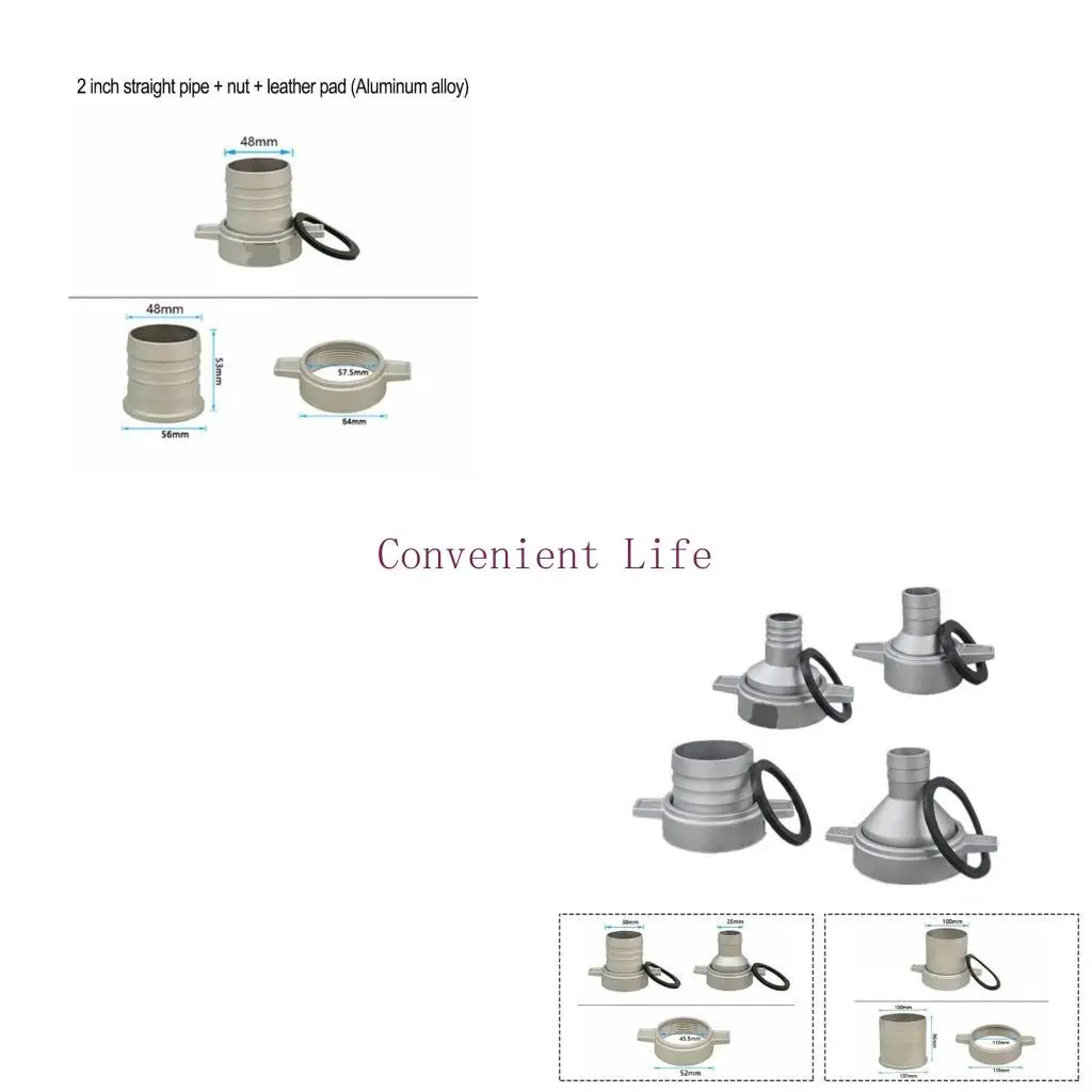 

L1EE Pump Fitting Set with Aluminum Hoses Ends 168F170F188F for Repair Tasks Daily