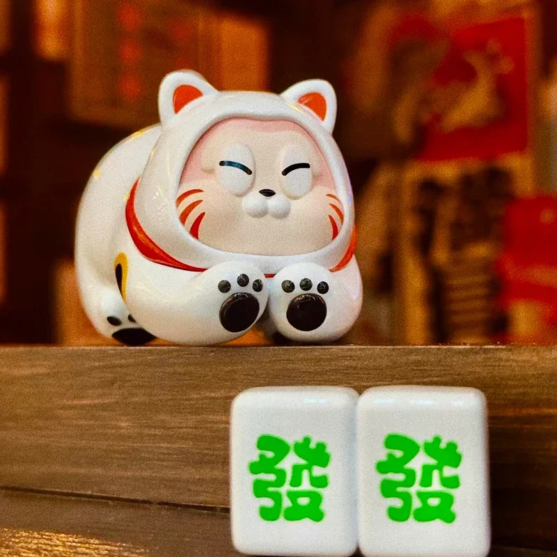 THE SLLO Manekineko Seies Blind Box Toys Mystery Box Surprise Cute Anime Figure Dolls Desktop Model Birthday Gift Collection