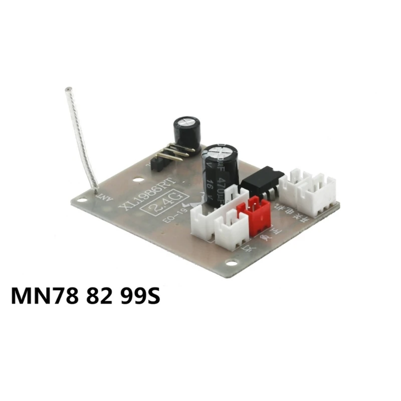 HUYU รีโมทคอนโทรลชุดเปลี่ยนแผงวงจรสำหรับ MN78 1/12 เครื่องมืออัพเกรดสำหรับ MN78 MN82 1/12 รีโมทคอนโทรลรถ