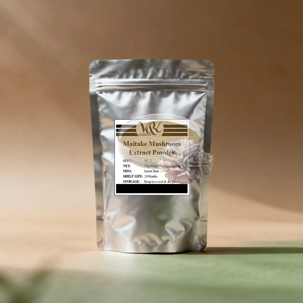 

Global Wholesale Production Raw Material Factories 30:1 Maitake Powder Refillable bags Packaging