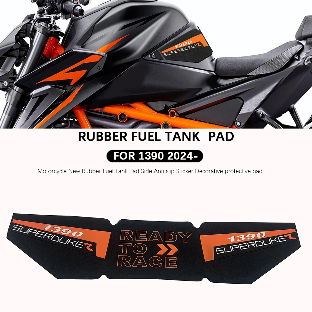 

Mmotorcycle FOR 1390 2024- Accessories Anti-Slip Rubber Fuel Tank Pad Non-Slip Protector Sticker with Wear-Resistant Design 1390