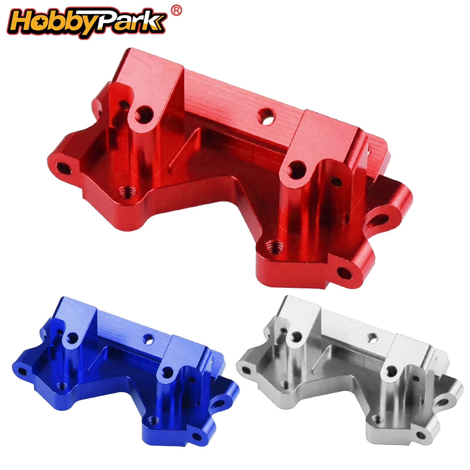 HobbyPark Aluminum Front Bulkhead Upgrade Parts for 1/10 Traxxas Slash 2WD Rustler Stampede Bandit Replacement 2530 2530A