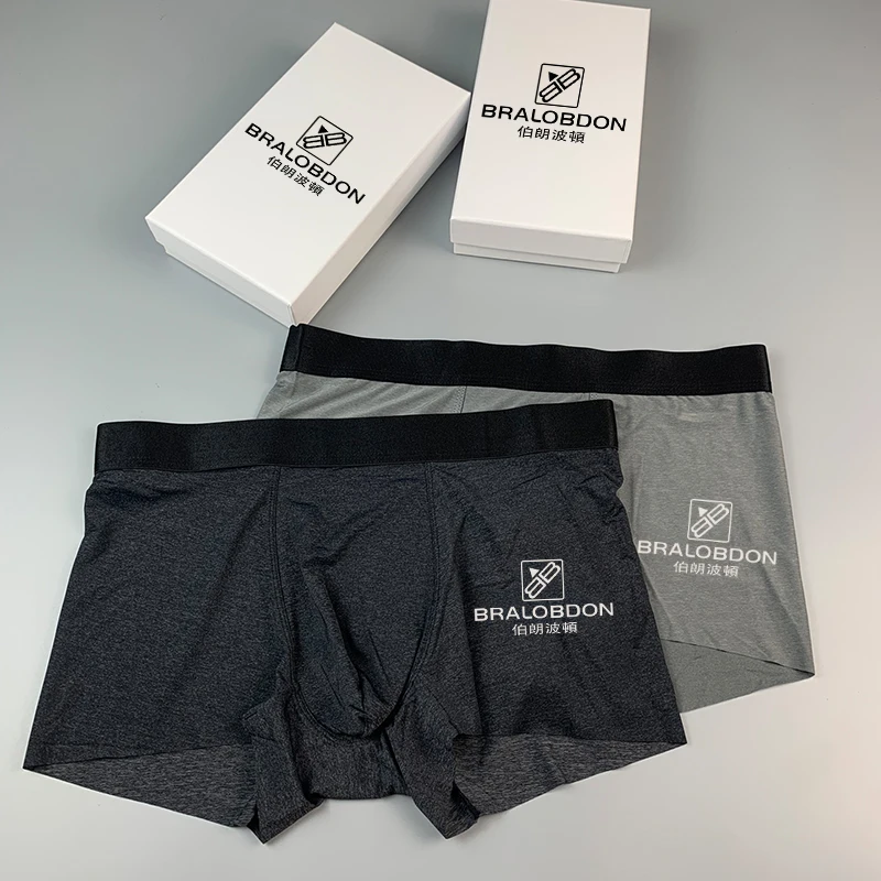 BRALOBDON men's underwear lightweight breathable silky seamless cut wearing no bondage feel soft skin touch L-XXXL