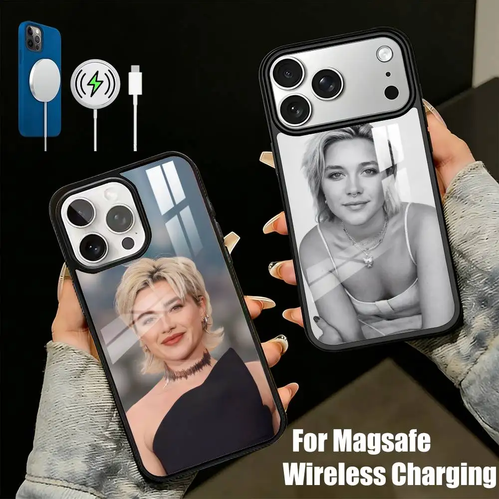 F-Florence PughS  Little Women Phone Case For iPhone17,16,15,14,13 Plus,Pro Max Magnetic For Magsafe Wireless Charging