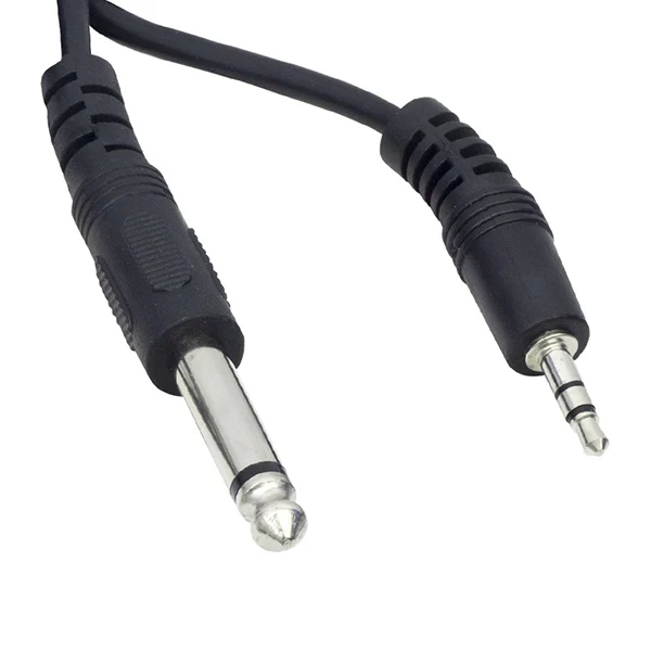 3.5 MM STEREO MALE/6.3 MM MONO MALE 1 METRE CABLE (INTERMEDIATE CABLE)