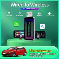 Wireless Carplay Adapter Android Auto 2in1 Smart Box WIFI BT Auto Connect For Volkswagen Golf MK1 MK2 MK3 MK4 MK5 MK6 MK7 MK8