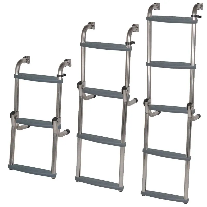 Yacht ship, stainless steel short-legged long-legged boat ladder, swimming ladder