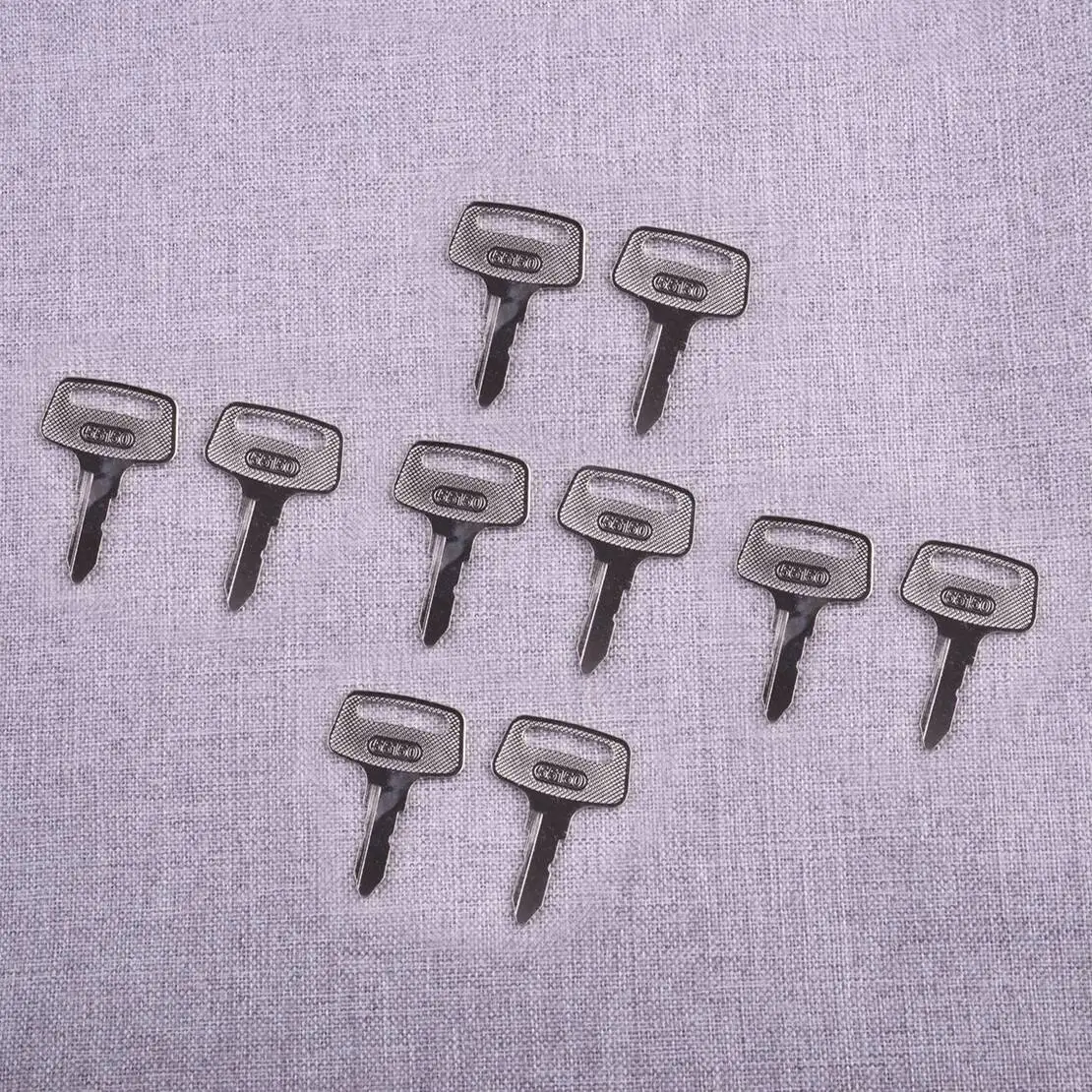 

10 шт. ключи зажигания 37410-55150 подходят для Kubota BX1500D BX1800D BX1830D BX23D BX2200D BX2230D F2260 F2560 F2560E F3060 430-158