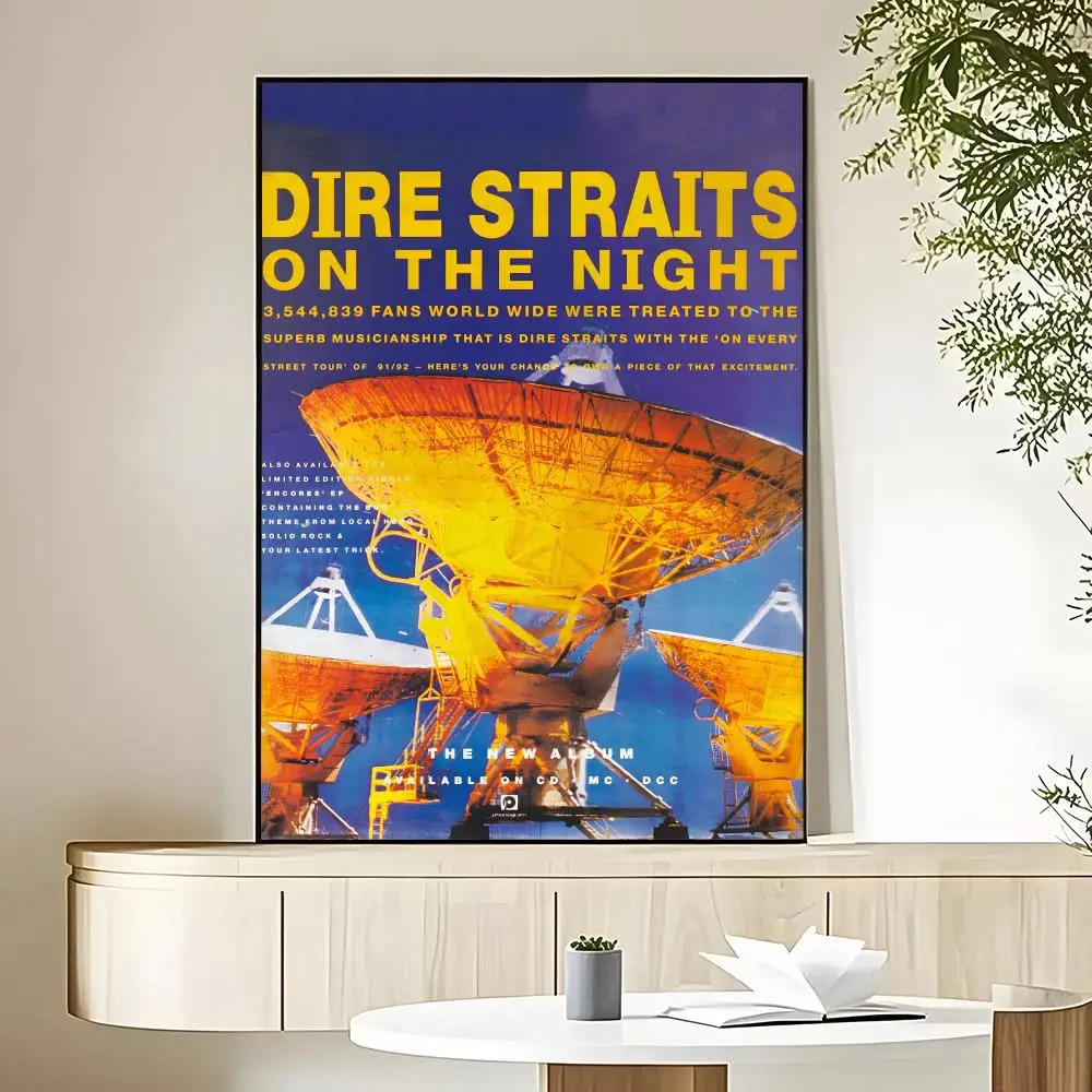 Singer D-Dire S-Straits Rock Band Poster HD Art Sticky Wall Waterproof Home Living Room Bedroom Bar Aesthetic Decoration