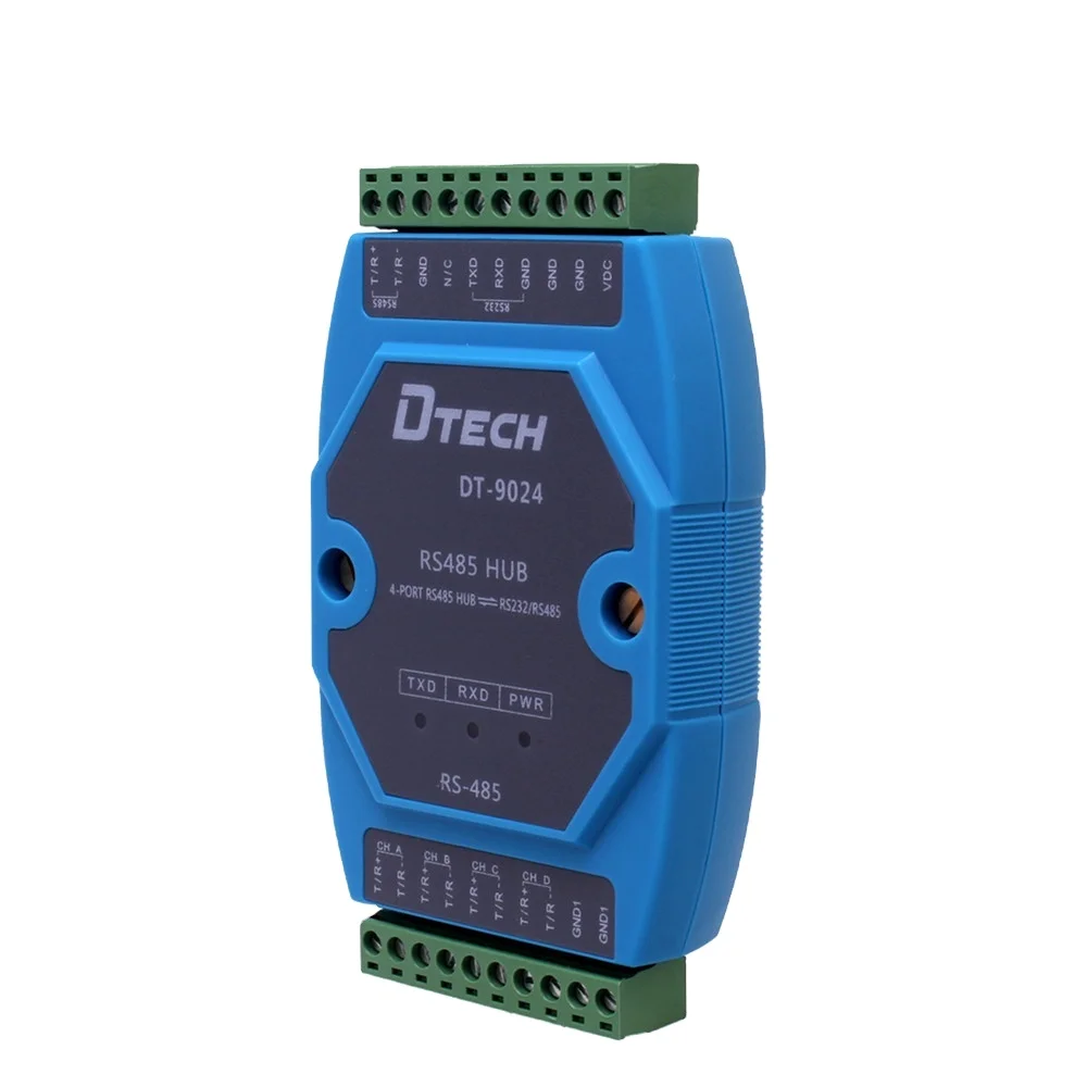 High Speed RS485 HUB Converter Industrial converter series Active RS232 to RS485 4 port Converter