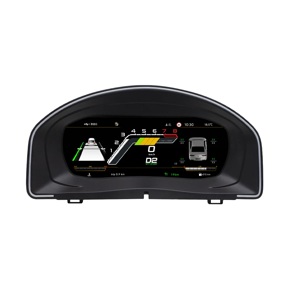 

For Variant Caddy Touran T6 EOS Sharan Golf6 MK6 10.25" Digital Dashboard Cluster LCD Virtual Instrument Panel Cockpit